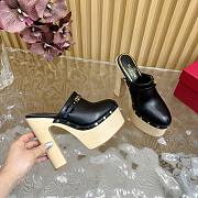 Valentino Garavani Black Tan-Go Clogs Black 10cm - 2