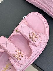 Chanel Lambskin Pink Sandals - 3