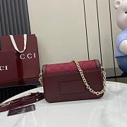 Gucci Go Small Shoulder Bag Red 21.5x14x9cm - 6