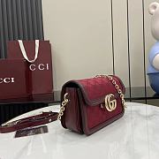Gucci Go Small Shoulder Bag Red 21.5x14x9cm - 5