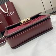 Gucci Go Small Shoulder Bag Red 21.5x14x9cm - 4