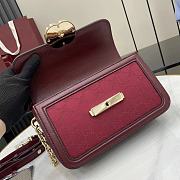 Gucci Go Small Shoulder Bag Red 21.5x14x9cm - 3