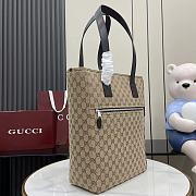 Gucci GG Canvas Medium Tote Bag 32x36x12cm - 6