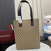 Gucci GG Canvas Medium Tote Bag 32x36x12cm - 5