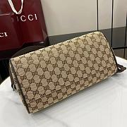 Gucci GG Canvas Small Cylinder Bag 30x16x16cm - 3