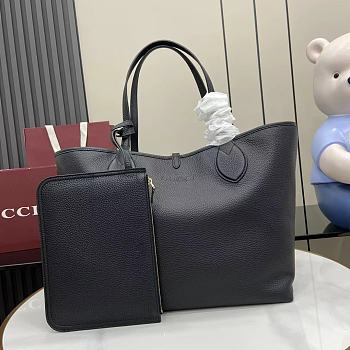 Gucci Totissima Large Reversible Tote Bag Black 30 (50)x27x23cm