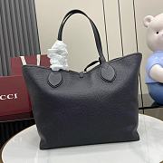 Gucci Totissima Large Reversible Tote Bag Black 30 (50)x27x23cm - 5