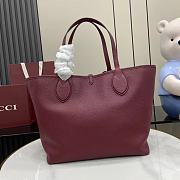 Gucci Totissima Large Reversible Tote Bag Red 30 (50)x27x23cm - 6