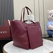 Gucci Totissima Large Reversible Tote Bag Red 30 (50)x27x23cm - 5