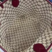 Gucci Totissima Large Reversible Tote Bag Red 30 (50)x27x23cm - 2