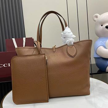 Gucci Totissima Large Reversible Tote Bag Brown 30 (50)x27x23cm