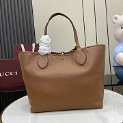 Gucci Totissima Large Reversible Tote Bag Brown 30 (50)x27x23cm - 6