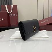 Gucci Softbit Continental Wallet Black 19x10x3.5cm - 5