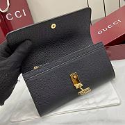 Gucci Softbit Continental Wallet Black 19x10x3.5cm - 4