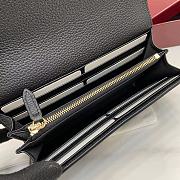 Gucci Softbit Continental Wallet Black 19x10x3.5cm - 3