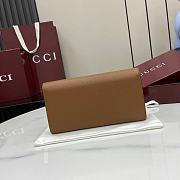 Gucci Softbit Continental Wallet Brown 19x10x3.5cm - 5