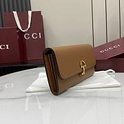 Gucci Softbit Continental Wallet Brown 19x10x3.5cm - 4