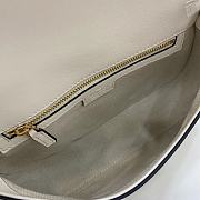 Gucci Blondie Medium Top Handle Bag White 26.5x16.5x8.5cm - 2