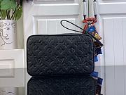 Louis Vuitton LV Pochette Kasai Black 24.5x15.5x6cm - 2