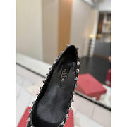 Valentino Rockstud Ballet Flat Black - 5