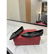 Valentino Rockstud Ballet Flat Black - 2
