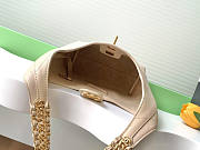 Chanel Small Hobo Bag Beige 27x23x21cm - 6