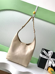 Chanel Small Hobo Bag Beige 27x23x21cm - 4