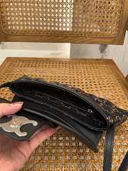 Celine Teen Polly Nylon Triomphe Black 29.5x14.5x3cm - 5