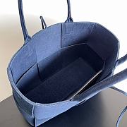 Bottega Veneta Small Arco Tote Bag Denim Blue 30x20x11.5cm - 5