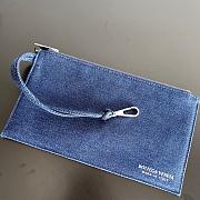 Bottega Veneta Small Arco Tote Bag Denim Blue 30x20x11.5cm - 3