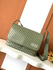 Goyard Capetien MM Messenger Bag Green 39x26x13cm - 1