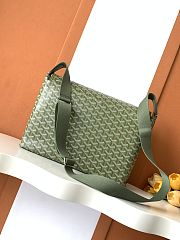 Goyard Capetien MM Messenger Bag Green 39x26x13cm - 4