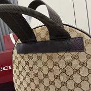 Gucci GG Supreme Logo Backpack 30x35x13cm - 3