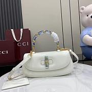 Gucci Bamboo Diva Medium Bag White 26.6x13x8cm - 1