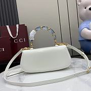 Gucci Bamboo Diva Medium Bag White 26.6x13x8cm - 6