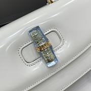 Gucci Bamboo Diva Medium Bag White 26.6x13x8cm - 2
