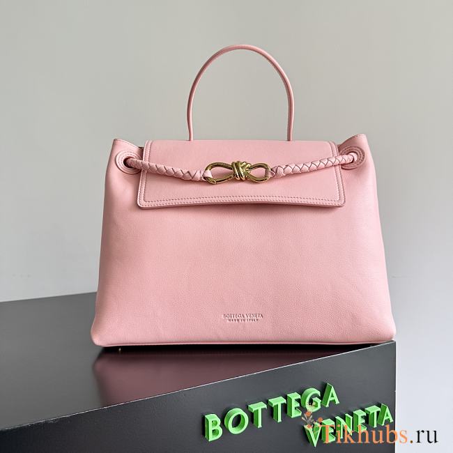 Bottega Veneta Ciao Ciao Bag Pink Gold 34x26x15cm - 1