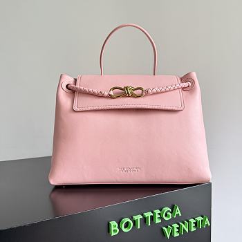 Bottega Veneta Ciao Ciao Bag Pink Gold 34x26x15cm