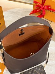 Louis Vuitton LV Low Key Hobo MM Chocolate Brown 31x35x18cm - 5
