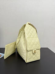 Chanel Medium 25C Hobo Bag Yellow Caviar Gold 40x30x15cm - 5