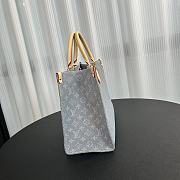 Louis Vuitton LV OnTheGo MM Grey Denim 35x27x14cm - 6