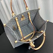 Louis Vuitton LV OnTheGo MM Grey Denim 35x27x14cm - 2