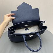 Louis Vuitton LV Georges Tote MM Navy Blue 41x29x14cm - 6