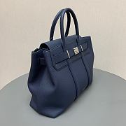 Louis Vuitton LV Georges Tote MM Navy Blue 41x29x14cm - 4