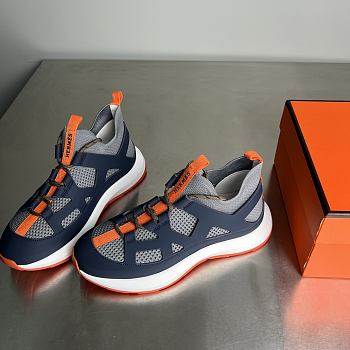Hermes Katana Sneaker Navy Blue