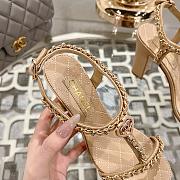 Chanel Beige Sandal Heel 8.5cm - 2