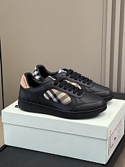 Burberry Leather Check Terrace Sneakers​ - 1