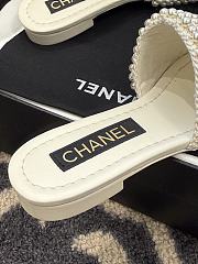 Chanel White Slides 11 - 5
