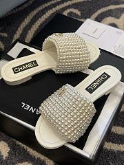 Chanel White Slides 11 - 4