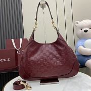 Gucci B Medium Shoulder Bag Red 42x36x2cm - 1